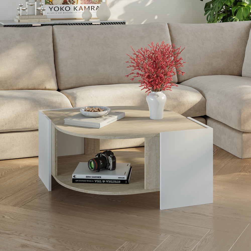 Klipsari sofabord 75x75x40 cm [en.casa]