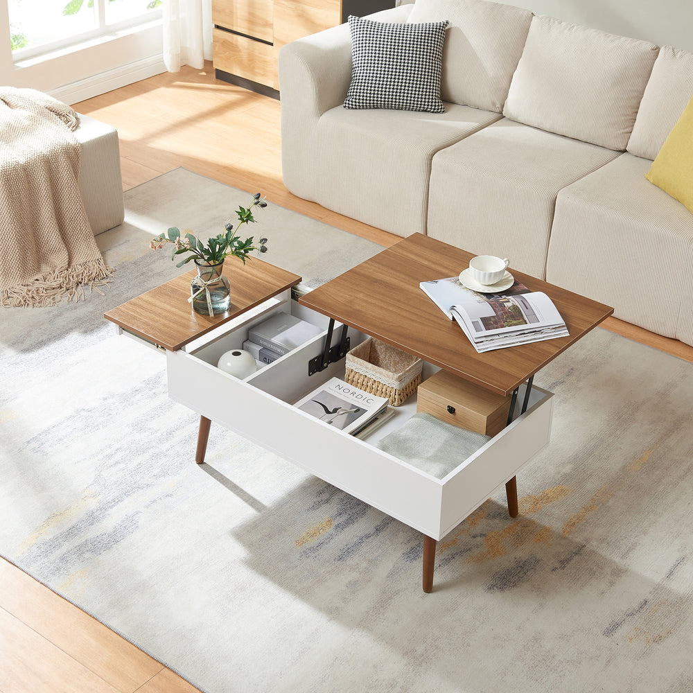 Sofabord med opbevaringsplads Flesen [en.casa]