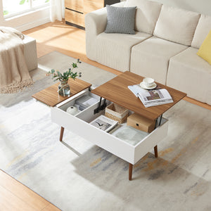 Sofabord med opbevaringsplads Flesen [en.casa]