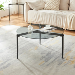 Sofabord Ulökantaa Ø80x40 cm [en.casa]