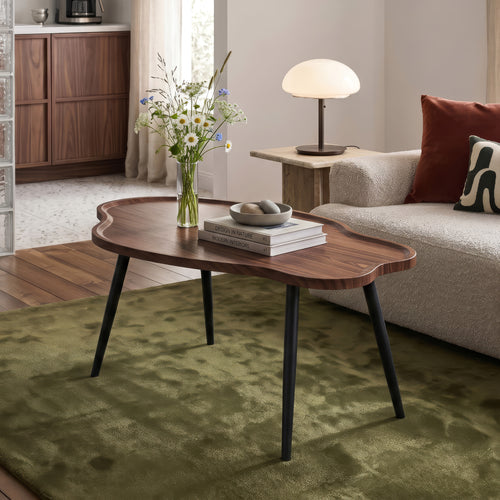 Sofabord Trestaneng 100x60x47 cm valnøddeoptik [en.casa]