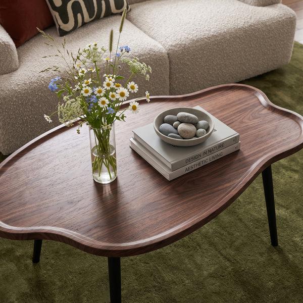 Sofabord Trestaneng 100x60x47 cm valnøddeoptik [en.casa]