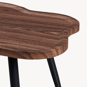 Sofabord Trestaneng 100x60x47 cm valnøddeoptik [en.casa]