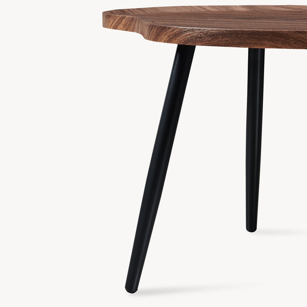 Sofabord Trestaneng 100x60x47 cm valnøddeoptik [en.casa]