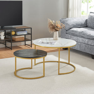 Sofabord - Sæt Christchurch [en.casa] - premiumXL