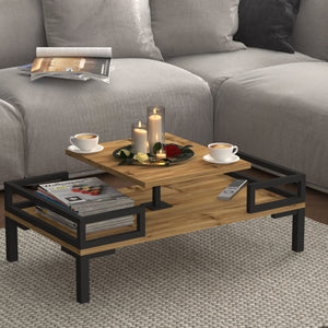 Sofabord Hultsfred 90x50x34,5cm i forskellige farver [en.casa] - premiumXL