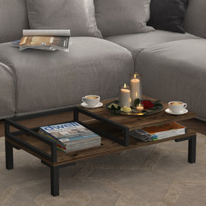 Sofabord Ibestad 90x50x28cm i forskellige farver [en.casa] - premiumXL