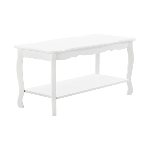 Sofabord Pearl 88x40x42 cm Shabby Chic stil Hvid en.casa - premiumXL