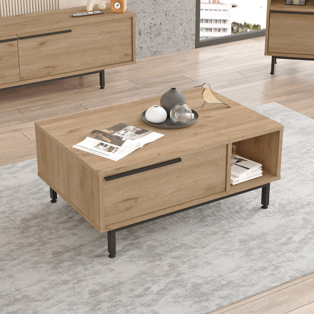 Sofabord Majaajoå 90x60x38 cm [en.casa]