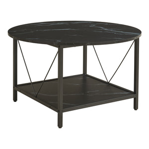 Sofabord Filem Ø80x46 cm [en.casa]