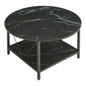 Sofabord Filem Ø80x46 cm [en.casa]