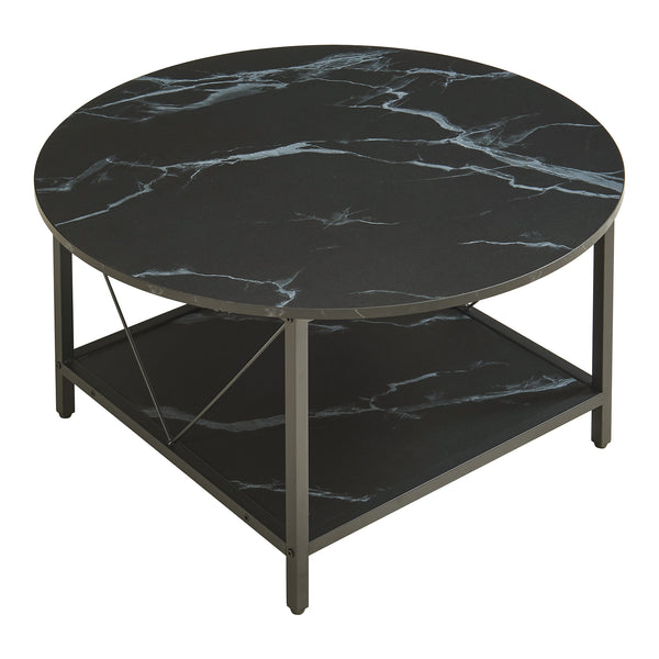 Sofabord Filem Ø80x46 cm [en.casa]
