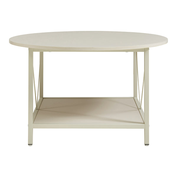 Mesa de centro Filem redonda 80x46 cm - [en.casa]