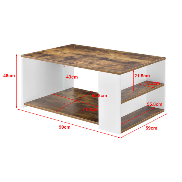 Sofabord Filipstad 43x71x56 cm forskellige farver farver en.casa