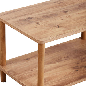 Sofabord Jelling rektangulært 43x70x44 cm forskellige farver Farver [en.casa]