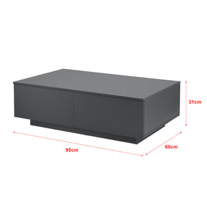 Sofabord Kagiso 95x60x31 cm 4 skuffer forskellige farver farver en.casa