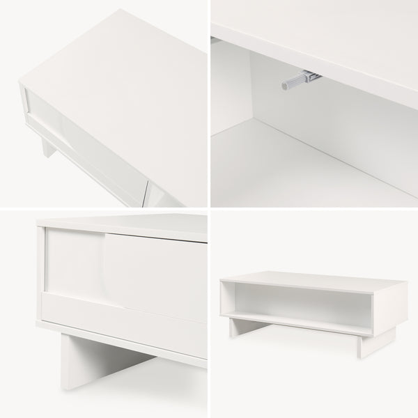 Sofabord Katanshumn med opbevaringsplads 110x55x39 cm [en.casa]