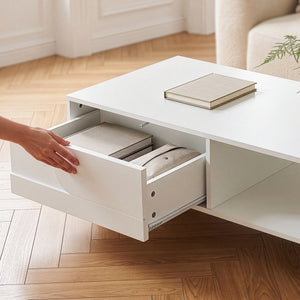 Sofabord Katanshumn med opbevaringsplads 110x55x39 cm [en.casa]