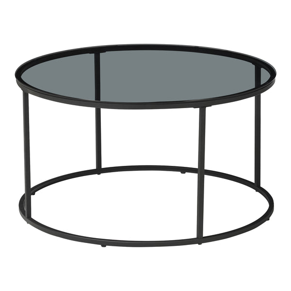 Sofabord Kolari 45 x Ø80 cm sort/transparent forskellige farver Farver [en.casa]