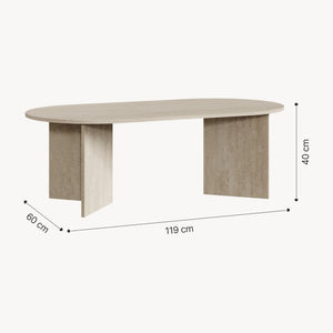 Sofabord Kynd 119x60x40 cm [en.casa]
