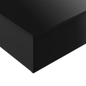 [en.casa] ® Sofabord Braunschweig-115x55x31cm højglans-melaminovertrukket spånplade - 15 mm-valgt model 