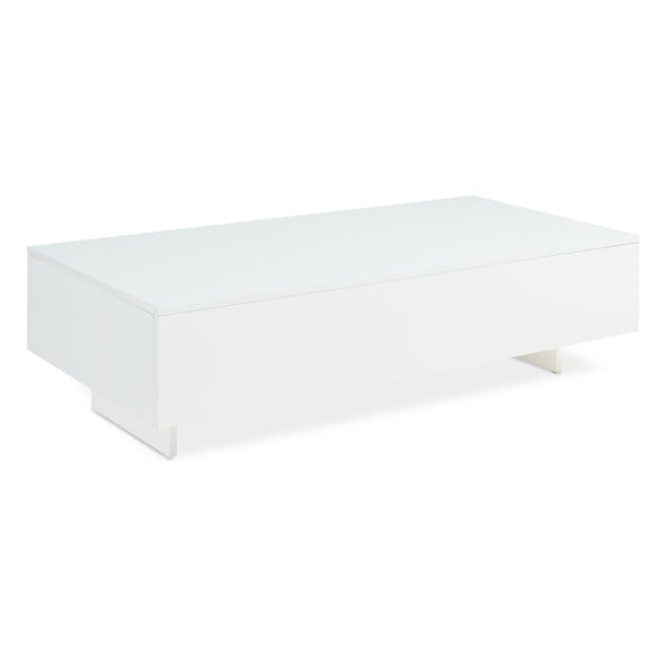 [en.casa] ® Sofabord Braunschweig-115x55x31cm højglans-melaminovertrukket spånplade - 15 mm-valgt model 