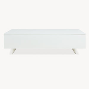 [en.casa] ® Sofabord Braunschweig-115x55x31cm højglans-melaminovertrukket spånplade - 15 mm-valgt model 