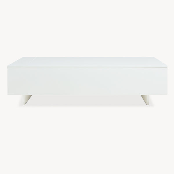 [en.casa] ® Sofabord Braunschweig-115x55x31cm højglans-melaminovertrukket spånplade - 15 mm-valgt model 