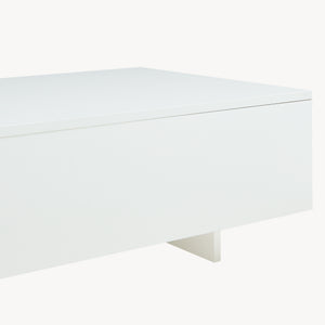 [en.casa] ® Sofabord Braunschweig-115x55x31cm højglans-melaminovertrukket spånplade - 15 mm-valgt model 