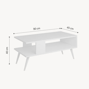 Sofabord Lycksele 40x90x45 cm i forskellige farver. [en.casa]