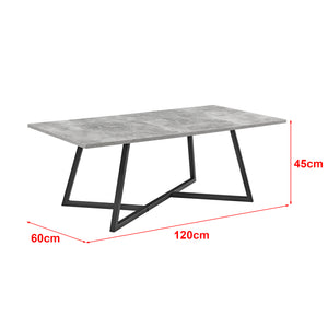 Sofabord Mosta 120 x 60 x 45 cm forskellige farver farver en.casa