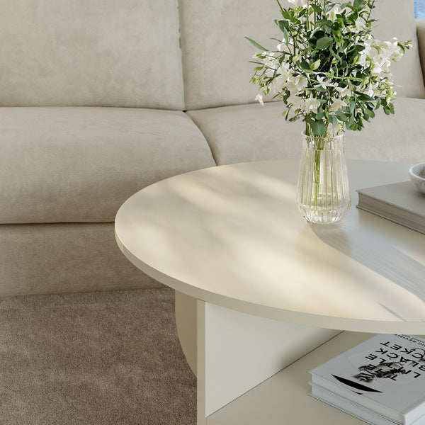 Sofabord Reykhon Ø80x41 cm [en.casa]