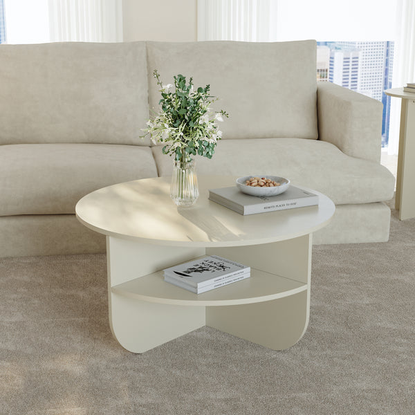 Sofabord Reykhon Ø80x41 cm [en.casa]