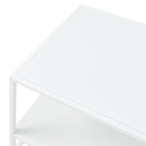 Sofabord Ruokolahti Stål 102x43x46cm [en.casa]
