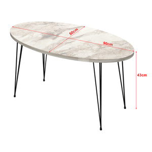 Sofabord Skævinge 43x90x50cm i forskellige farver [en.casa]