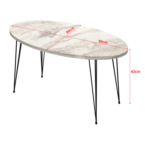 Sofabord Skævinge 43x90x50cm i forskellige farver [en.casa]