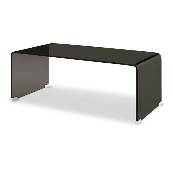 Sofabord Väsas 90x45x35 cm hærdet glas [en.casa]