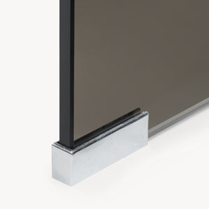 Sofabord Väsas 90x45x35 cm hærdet glas [en.casa]