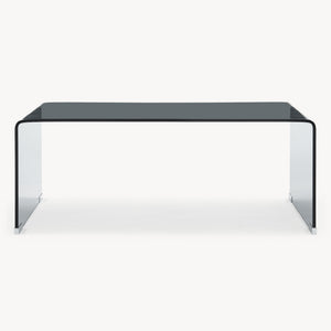 Sofabord Väsas 90x45x35 cm hærdet glas [en.casa]