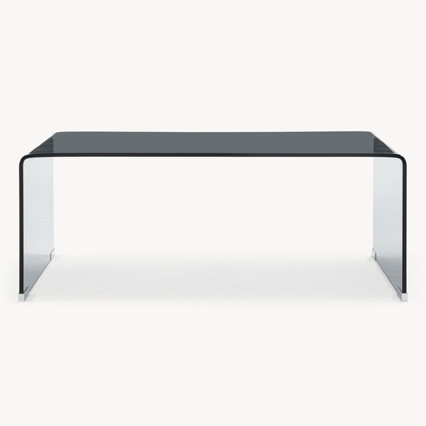 Sofabord Väsas 90x45x35 cm hærdet glas [en.casa]