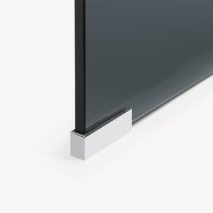 Sofabord Väsas 90x45x35 cm hærdet glas [en.casa]