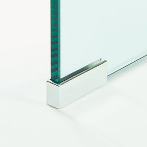 Sofabord Väsas 90x45x35 cm hærdet glas [en.casa]