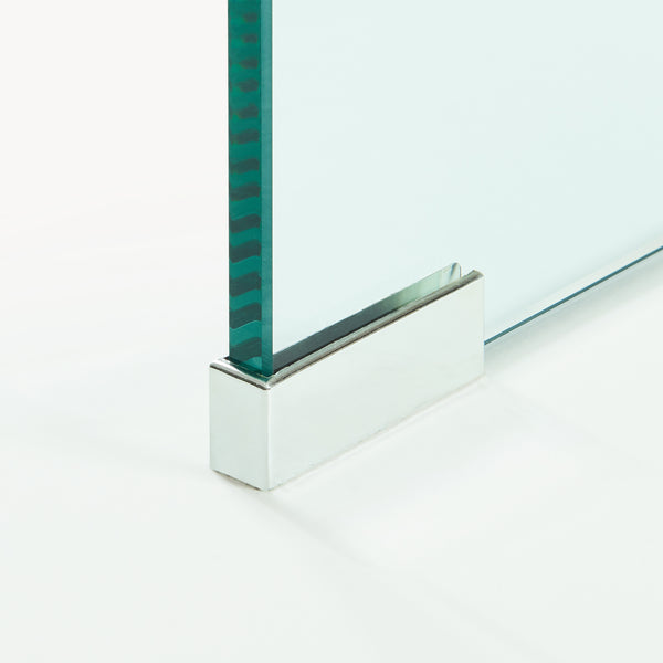 Sofabord Väsas 90x45x35 cm hærdet glas [en.casa]