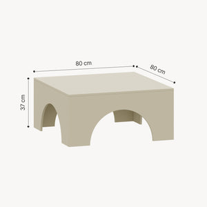 Sofabord Vivatka 80x80x37 cm [en.casa]