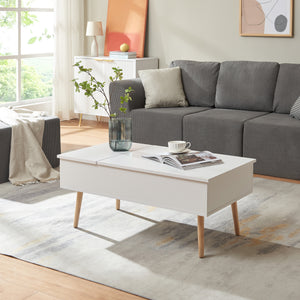 Sofabord med opbevaringsplads Flesen [en.casa]
