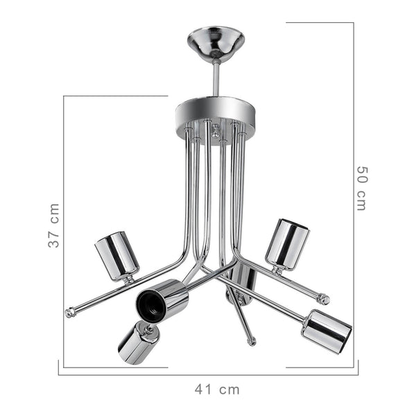 Loftslampe Halesowen 6xE27 metal i forskellige farver [lux.pro]