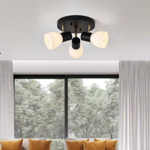 Loftlampe Abbey Sort / Hvid [lux.pro] - premiumXL