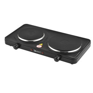 Elektrisk kogeplade støbejern sort [in.tec] - premiumXL