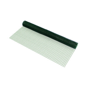 [pro.tec]® Trådhegn - trådnæt - 1x5m - forzinket stål - PVC-belagt - grøn - vælg variant