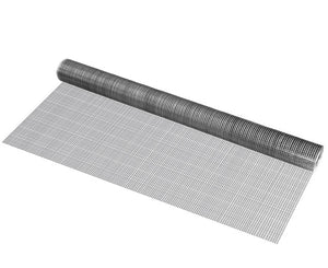 [pro.tec]® Trådhegn - trådnæt - 1x5m - forzinket stål - sølv - vælg variant